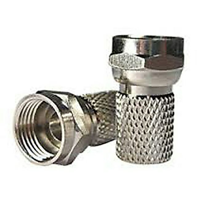 Đầu Jack nối F-F dùng cho cáp RG6, tivi truyền hình, chảo, camera (Đầu F) 4
