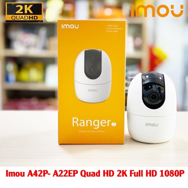 Camera IMOU wifi Ranger A22EP 2M, A42P 4M 2K xoay 360 độ đàm thoại 2 chiều, hỗ trợ còi hú báo động,bảo hành chính hãng (A32EP 3MP,Chỉ camera) 3