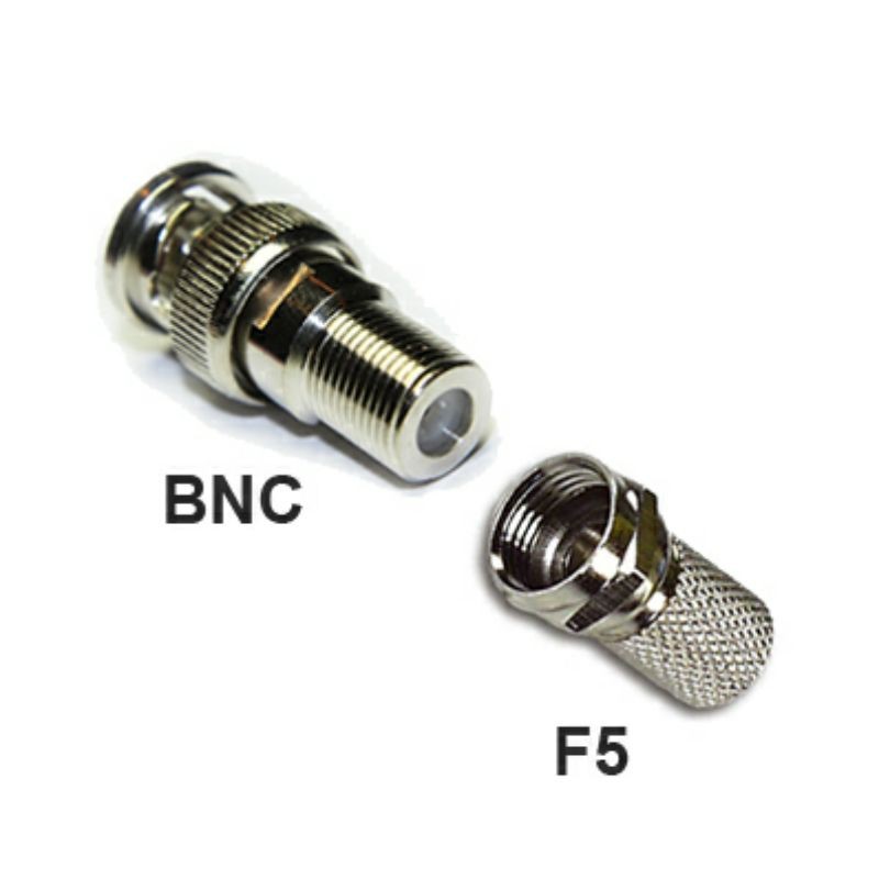Bộ đầu nối tín hiệu Camera Jack BNC + F5 loại tốt (Combo 01 bộ BNC+F5) 3