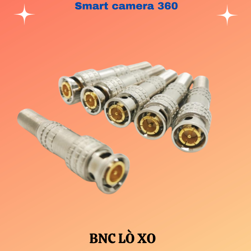 Bộ đầu nối tín hiệu Camera Jack BNC F5/BNC lò xo loại tốt (BNC Lò Xo) 2