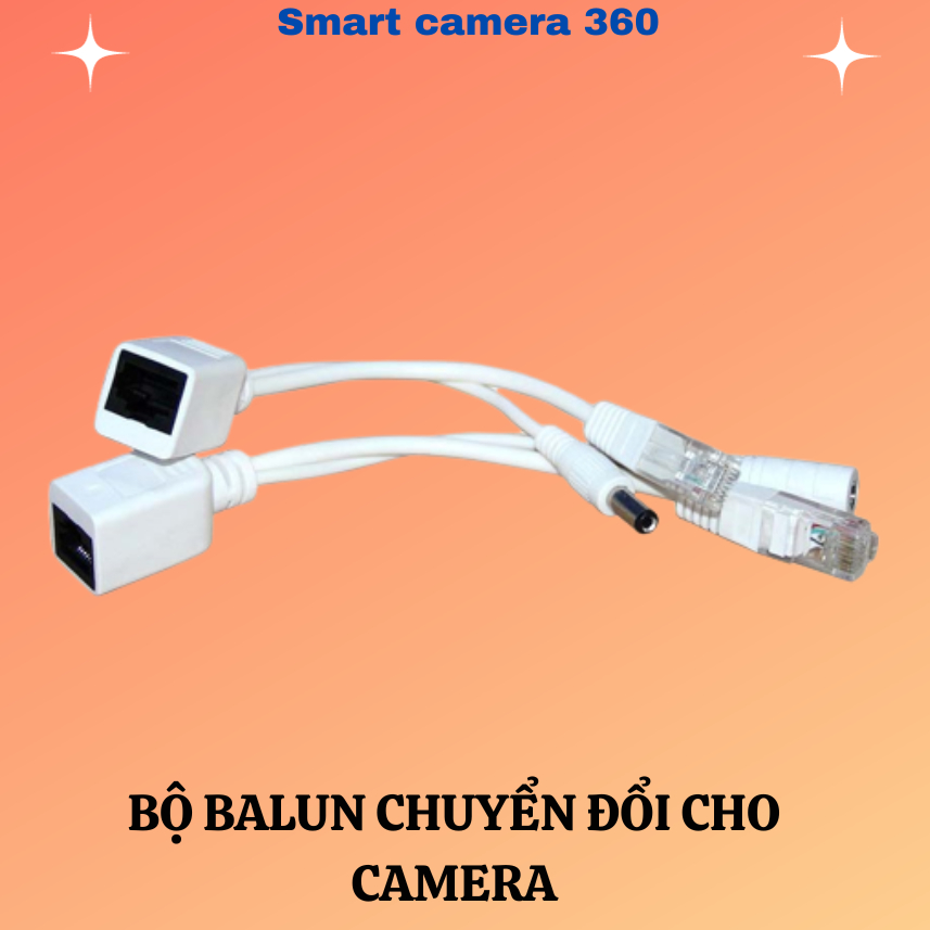 Bộ Balun chuyển đổi POE cho Camera IP 7
