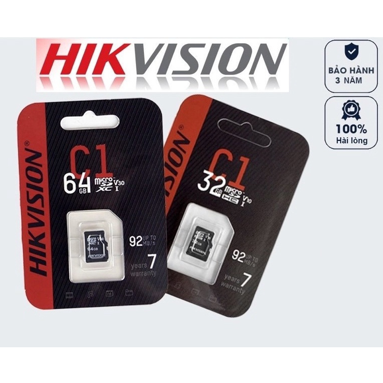 Thẻ nhớ Camera HIKVISION 32GB/64GB - Bảo hành chính hãng (64GB) 2