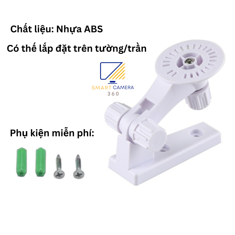 Giá đỡ camera Yoosee,Vitacam/ Chân đế camera gắn tường -Kèm đủ ốc vít 2
