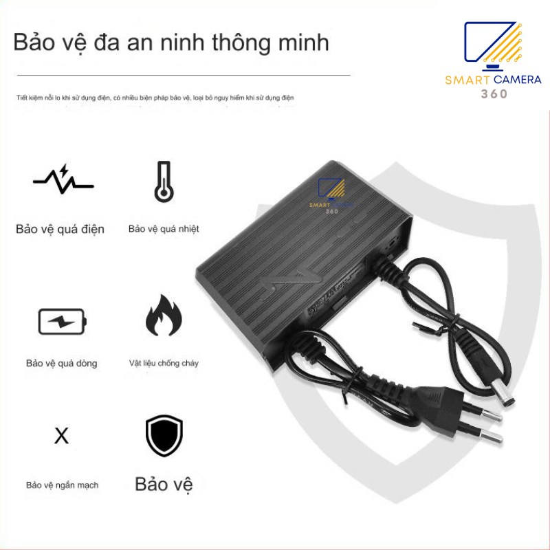 Nguồn adapter 12V-2A có móc treo tường 5