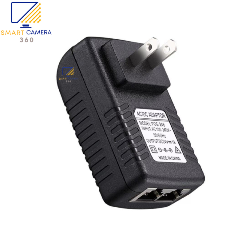 Bộ Chuyển Đổi Nguồn 48V-0.5A  POE Cho Camera IP / AP WiFi/ Điện Thoại IP 6