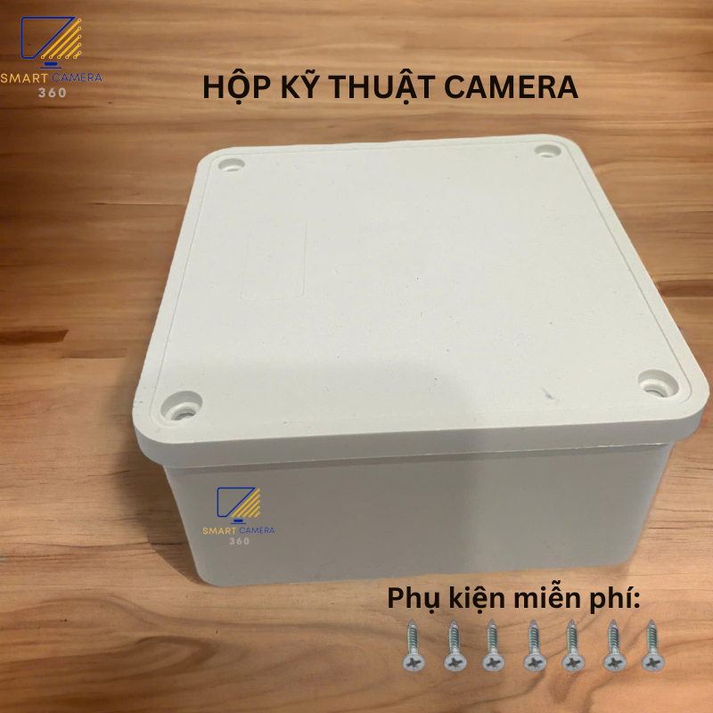 Hộp Kỹ Thuật Camera dùng Lắp Đặt Chuyên Dụng Cho Camera Ngoài Trời (Hộp 12x12x6) 2