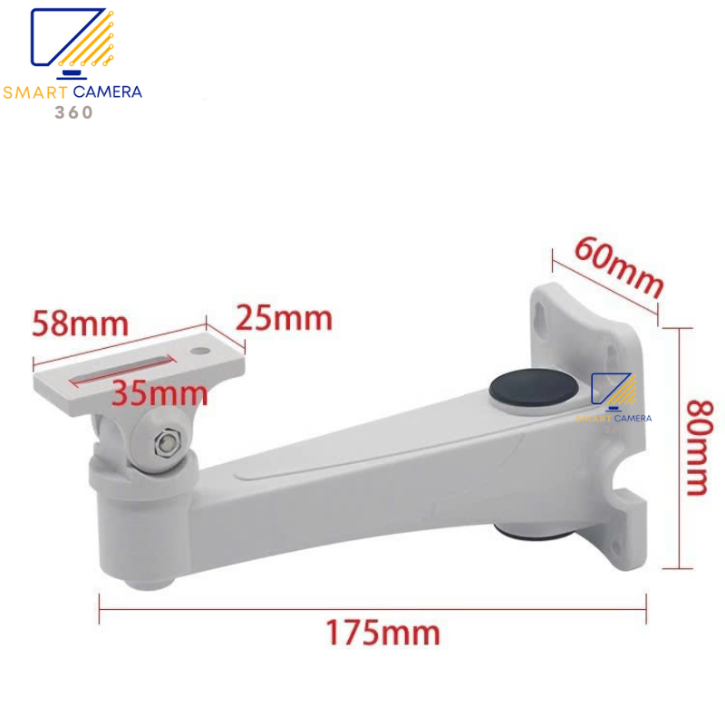 Chân Đế Camera Ngoài Trời - Nhựa cao cấp xoay 180 chiều ngang 110 độ chiều dọc 5