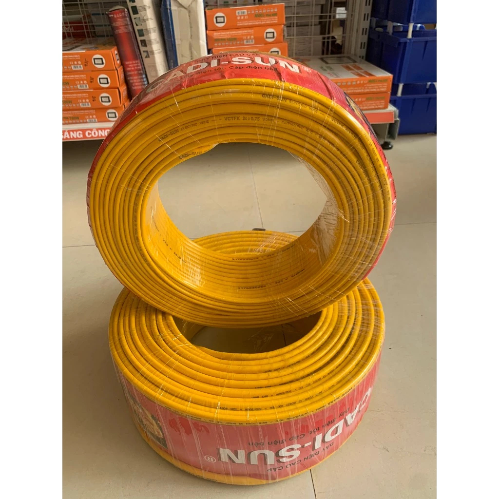 Dây Điện Đôi Cadisun - Dây Đồng Chống Cháy, Bền Chắc - Giá Cho 1 Mét (2x0.5) 4