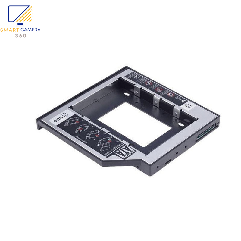 Caddy Bay 9.5mm /12.7mm gắn thêm SSD/HDD SATA 3 - 2.5inch, Khay gắn thêm ổ cứng/ DVD (Mỏng 9.5mm) 6