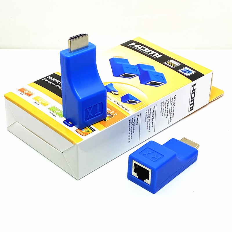Bộ nối dài HDMI 30 mét bằng dây LAN- Bộ chuyển đổi HDMI sang RJ45 (HDMI to RJ45 30M) 4
