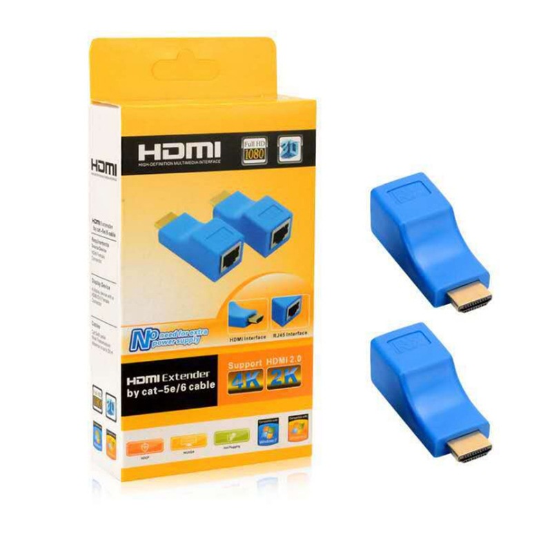 Bộ nối dài HDMI 30 mét bằng dây LAN- Bộ chuyển đổi HDMI sang RJ45 (HDMI to RJ45 30M) 2