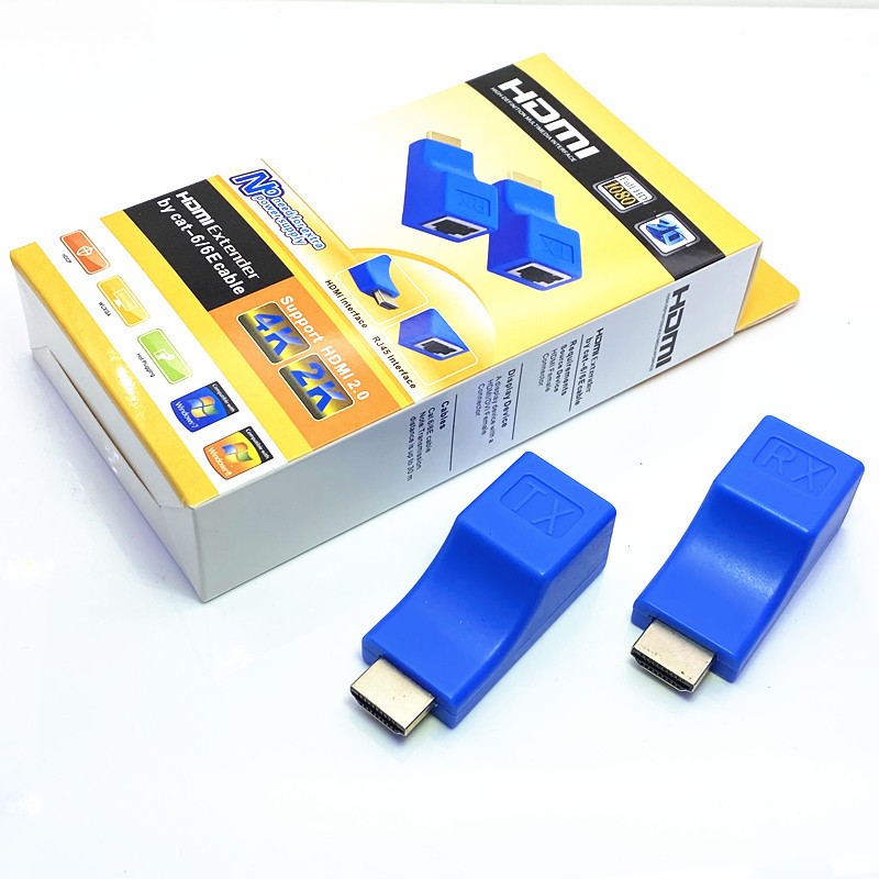 Bộ nối dài HDMI 30 mét bằng dây LAN- Bộ chuyển đổi HDMI sang RJ45 (HDMI to RJ45 30M) 3