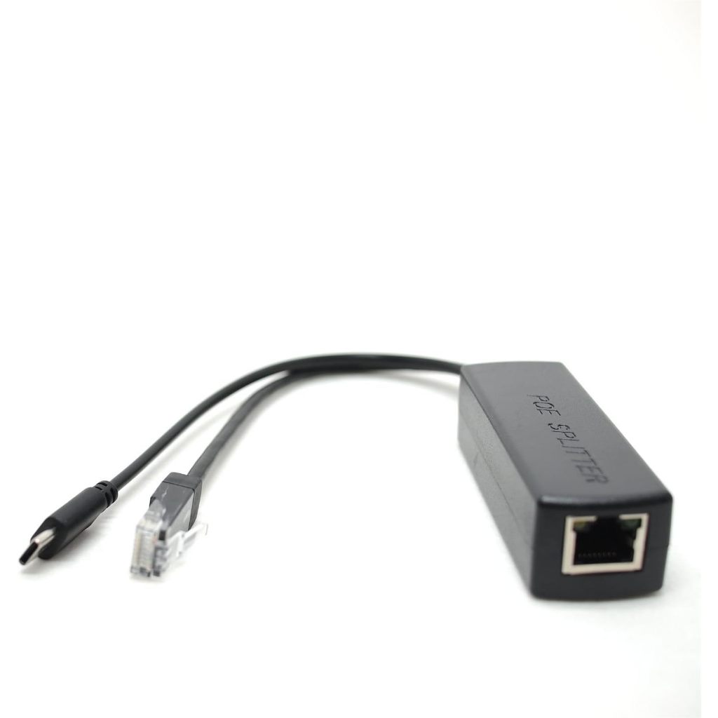 Bộ Spiter PoE 48V sang 12V / 5V - Cấp nguồn Camera, Wifi qua dây mạng (Chân Tròn/Micro/Type-C) (48V-12V chân tròn) 4